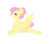 Size: 1800x1600 | Tagged: safe, artist:mah521, imported from derpibooru, fluttershy, pony, alternate hairstyle, female, hair bun, pregnant, prone, simple background, solo, white background