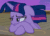 Size: 1040x740 | Tagged: safe, imported from derpibooru, screencap, twilight sparkle, alicorn, pony, once upon a zeppelin, airship, animated, cloud, cropped, female, floppy ears, gif, loop, night, sad, solo, stars, twilight sparkle (alicorn), windswept mane, zeppelin
