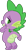 Size: 409x793 | Tagged: safe, artist:lightningbolt, derpibooru exclusive, imported from derpibooru, spike, dragon, once upon a zeppelin, .svg available, fangs, lidded eyes, looking at you, male, show accurate, simple background, solo, stupid sexy spike, svg, transparent background, vector, vector trace