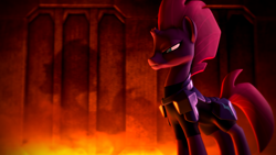 Size: 1920x1080 | Tagged: safe, artist:argodaemon, imported from derpibooru, tempest shadow, pony, unicorn, my little pony: the movie, 3d, armor, broken horn, female, mare, solo, source filmmaker, wallpaper