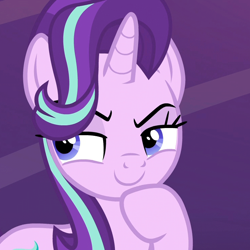 Size: 742x742 | Tagged: safe, imported from derpibooru, screencap, starlight glimmer, shadow play, female, solo, thinking