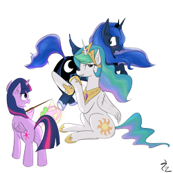 Size: 2700x2700 | Tagged: safe, artist:yinglongfujun, artist:yinglung, deleted from derpibooru, imported from derpibooru, princess celestia, princess luna, spike, twilight sparkle, alicorn, puffer fish, my little pony: the movie, anatomically incorrect, blushing, incorrect leg anatomy, lantern, mid-autumn festival, plot, simple background, smiling, smirk, spike the pufferfish, transparent background, twilight sparkle (alicorn)