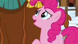 Size: 1280x720 | Tagged: safe, imported from derpibooru, screencap, pinkie pie, prince rutherford, pony, yak, not asking for trouble