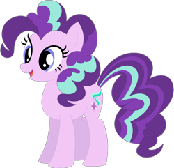 Size: 1024x989 | Tagged: safe, artist:ra1nb0wk1tty, imported from derpibooru, pinkie pie, starlight glimmer, earth pony, pony, female, mare, recolor, simple background, solo, transparent background