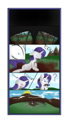 Size: 1024x1812 | Tagged: safe, artist:posionjoke, imported from derpibooru, rarity, pony, unicorn, comic:spite, comic, dirt, female, solo