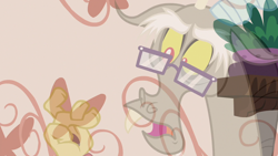 Size: 1280x720 | Tagged: safe, imported from derpibooru, screencap, discord, discordant harmony, glasses, male, solo, transparent