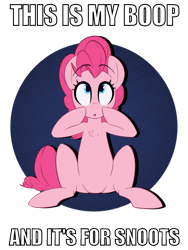Size: 768x1024 | Tagged: safe, artist:january3rd, edit, imported from derpibooru, pinkie pie, earth pony, pony, :o, boop, boop the snoot, bronybait, chest fluff, cute, design, diapinkes, female, image macro, imminent boop, imminent snoot, lewd, looking up, mare, meme, open mouth, pointing, shirt design, simple background, sitting, snoot, snoot the boop, solo, spoonerism, transparent background, wide eyes