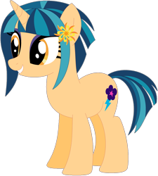 Size: 1024x1137 | Tagged: safe, artist:ra1nb0wk1tty, imported from derpibooru, indigo zap, sunny flare, pony, unicorn, equestria girls ponified, female, mare, ponified, recolor, simple background, transparent background