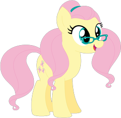 Size: 1024x994 | Tagged: safe, artist:ra1nb0wk1tty, imported from derpibooru, fluttershy, sugarcoat, earth pony, pony, equestria girls ponified, female, glasses, mare, ponified, recolor, simple background, solo, transparent background