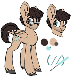 Size: 1024x1093 | Tagged: safe, artist:beashay, imported from derpibooru, oc, oc only, oc:joshua, pegasus, pony, cutie mark background, glasses, male, simple background, solo, stallion, transparent background