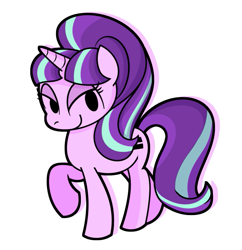 Size: 775x800 | Tagged: safe, artist:pizzasupper, imported from derpibooru, starlight glimmer, pony, unicorn, equal cutie mark, female, grin, smiling, solo