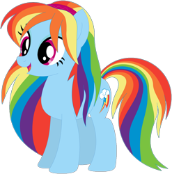 Size: 1024x1036 | Tagged: safe, artist:ra1nb0wk1tty, imported from derpibooru, lemon zest, rainbow dash, earth pony, pony, equestria girls ponified, female, mare, ponified, recolor, simple background, solo, transparent background