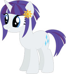 Size: 1024x1137 | Tagged: safe, artist:ra1nb0wk1tty, imported from derpibooru, rarity, sunny flare, pony, unicorn, equestria girls ponified, female, mare, ponified, recolor, simple background, solo, transparent background