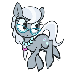 Size: 938x965 | Tagged: safe, artist:lilboulder, imported from derpibooru, silver spoon, earth pony, pony, cute, female, filly, silverbetes, solo