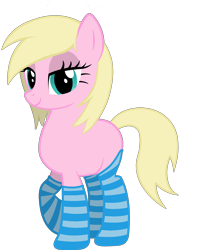 Size: 1542x1897 | Tagged: safe, artist:lucky stone, imported from derpibooru, oc, oc only, oc:mistress amy rose, earth pony, pony, clothes, female, mare, simple background, socks, solo, striped socks, transparent background