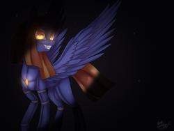 Size: 5200x3900 | Tagged: safe, artist:midnightdream123, imported from derpibooru, pegasus, pony, robot, robot pony, female, high res, mare, solo