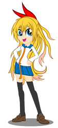 Size: 1731x3845 | Tagged: safe, artist:trungtranhaitrung, imported from derpibooru, equestria girls, chitoge kirisaki, crossover, equestria girls-ified, nisekoi