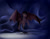 Size: 4700x3700 | Tagged: safe, artist:skitsniga, artist:skitsroom, imported from derpibooru, oc, oc only, bat pony, vampire, fangs, figurine, red eyes, slit eyes, slit pupils, solo, toy