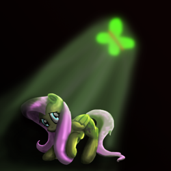 Size: 2900x2900 | Tagged: safe, artist:phendyl, imported from derpibooru, fluttershy, pony, female, high res, light, solo