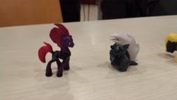 Size: 4128x2322 | Tagged: safe, imported from derpibooru, photographer:horsesplease, grubber, songbird serenade, tempest shadow, my little pony: the movie, irl, malaysia, merchandise, my busy books, photo, pretty pretty tempest, toy