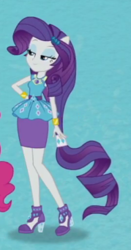 Size: 179x341 | Tagged: safe, imported from derpibooru, screencap, rarity, equestria girls, equestria girls series, cropped, geode of shielding, intro, ponied up, rarity peplum dress