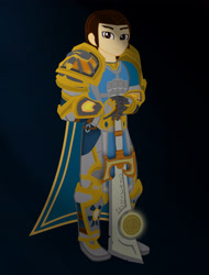 Size: 2284x3000 | Tagged: safe, artist:razthor, imported from derpibooru, oc, oc only, human, equestria girls, ashbringer, equestria girls-ified, fantasy class, knight, paladin, warcraft, warrior, world of warcraft