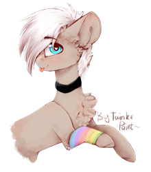 Size: 695x791 | Tagged: safe, artist:twinkepaint, imported from derpibooru, oc, oc only, oc:de gee, earth pony, pony, male, simple background, solo, stallion, tongue out, transparent background