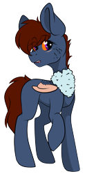 Size: 1790x3548 | Tagged: safe, artist:hellishprogrammer, artist:maximkoshe4ka, imported from derpibooru, oc, oc only, oc:junko kokoro, pegasus, pony, female, mare, plucked, simple background, solo, transparent background