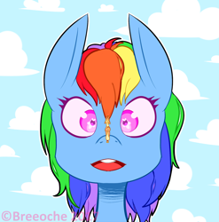 Size: 1024x1037 | Tagged: safe, artist:breeoche, imported from derpibooru, applejack, rainbow dash, earth pony, pegasus, pony, female, giant pony, macro