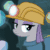 Size: 200x200 | Tagged: safe, imported from derpibooru, screencap, maud pie, pinkie pie, pony, rock solid friendship, animated, female, gif, helmet, impact font, mining helmet, solo focus, subtitles