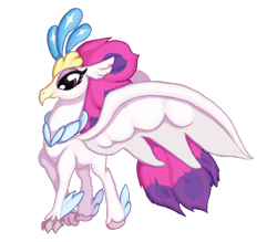 Size: 1280x1120 | Tagged: artist needed, safe, imported from derpibooru, queen novo, classical hippogriff, hippogriff, my little pony: the movie, female, solo