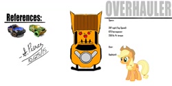 Size: 1261x633 | Tagged: safe, imported from derpibooru, applejack, earth pony, car, female, hot wheels, solo, toy
