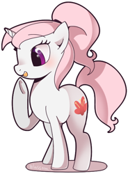 Size: 450x610 | Tagged: safe, artist:haden-2375, imported from derpibooru, oc, oc only, pony, unicorn, female, mare, simple background, smiling, solo