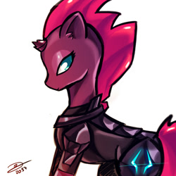 Size: 1400x1400 | Tagged: safe, artist:stellar-sea, imported from derpibooru, tempest shadow, unicorn, my little pony: the movie