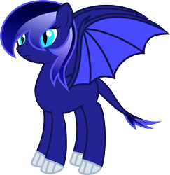 Size: 969x997 | Tagged: safe, artist:stormdragon3, imported from derpibooru, oc, oc only, oc:tempest, dracony, hybrid, female, simple background, solo, transparent background