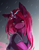 Size: 781x1012 | Tagged: safe, artist:missaka, imported from derpibooru, tempest shadow, pony, unicorn, my little pony: the movie, broken horn, bust, female, mare, rain, solo, wet mane