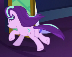 Size: 329x260 | Tagged: safe, imported from derpibooru, screencap, starlight glimmer, pony, unicorn, uncommon bond, butt, cropped, eyes closed, female, glimmer glutes, mare, plot, solo, underhoof