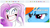 Size: 486x271 | Tagged: safe, artist:firimil, imported from derpibooru, rainbow dash, rarity, human, derpibooru, faic, female, god that's cute, juxtaposition, juxtaposition win, meme, meta, reaction image, solo, the joker