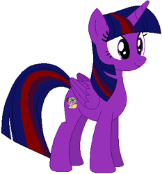 Size: 372x399 | Tagged: safe, artist:selenaede, artist:user15432, imported from derpibooru, twilight sparkle, alicorn, pony, elements of insanity, alternate cutie mark, alternate universe, base used, brutalight sparcake, pony monster, solo, twilight sparkle (alicorn)