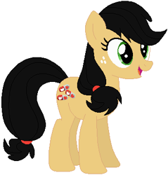 Size: 359x376 | Tagged: safe, artist:selenaede, artist:user15432, imported from derpibooru, applejack, earth pony, pony, elements of insanity, alternate cutie mark, alternate universe, applepills, base used, pony monster, solo