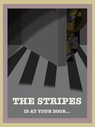 Size: 1200x1600 | Tagged: safe, artist:reisen514, imported from derpibooru, zebra, fallout equestria, propaganda poster