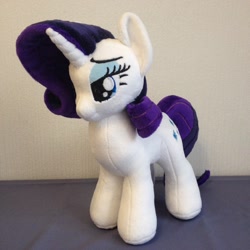 Size: 960x960 | Tagged: safe, artist:burgunzik, imported from derpibooru, rarity, pony, irl, photo, plushie, solo