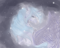 Size: 1277x1021 | Tagged: safe, artist:january-joy, imported from derpibooru, princess luna, stars