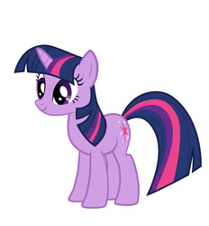 Size: 862x927 | Tagged: safe, artist:n238900, imported from derpibooru, twilight sparkle, unicorn, female, mare, simple background, smiling, solo, unicorn twilight, vector, white background
