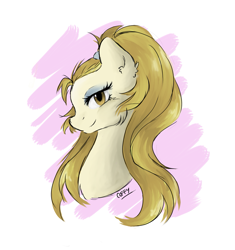 Size: 1259x1338 | Tagged: safe, artist:coffytacotuesday, imported from derpibooru, oc, oc only, oc:adelaide donadieu, earth pony, pony, bust, female, mare, portrait, solo