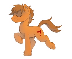 Size: 1180x970 | Tagged: safe, artist:apple_nettle, artist:shuryashish, imported from derpibooru, oc, oc only, oc:drake fluster, eyes closed, male, simple background, solo, stallion, transparent background, trotting, white background