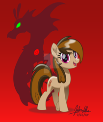 Size: 1024x1218 | Tagged: safe, artist:soulsliver249, imported from derpibooru, oc, oc only, oc:cupcake slash, pony, siren, female, mare, movie accurate, solo, watermark