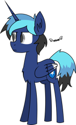 Size: 1600x2622 | Tagged: safe, artist:kiwipone, derpibooru exclusive, imported from derpibooru, oc, oc only, oc:frostburn, alicorn, gift art, gift for friend, looking away, male, solo, stallion, standing