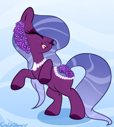 Size: 900x1000 | Tagged: safe, artist:dreamyeevee, imported from derpibooru, oc, oc only, oc:lilac, original species, pond pony, rearing, solo