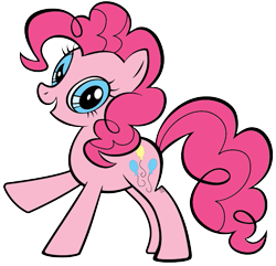 Size: 605x584 | Tagged: safe, artist:princesseninka, imported from derpibooru, pinkie pie, pony, female, simple background, solo, stock vector, transparent background